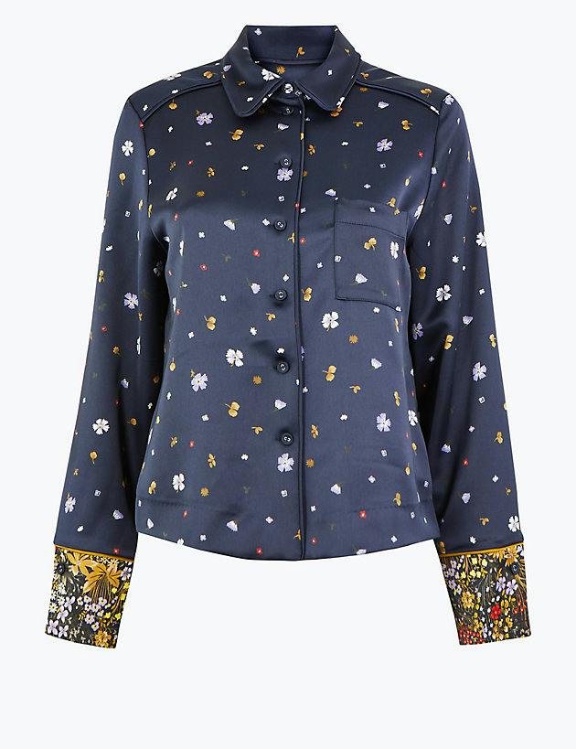 Pull Per Una Marks And Spencer - Taille M Femme - Col Bateau, Manches 3/4, Motif Torsade - Gris - Occasion Très Bon état
